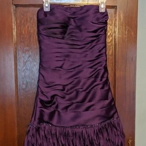 Brilliantly Sassy Strapless Cocktail Dress